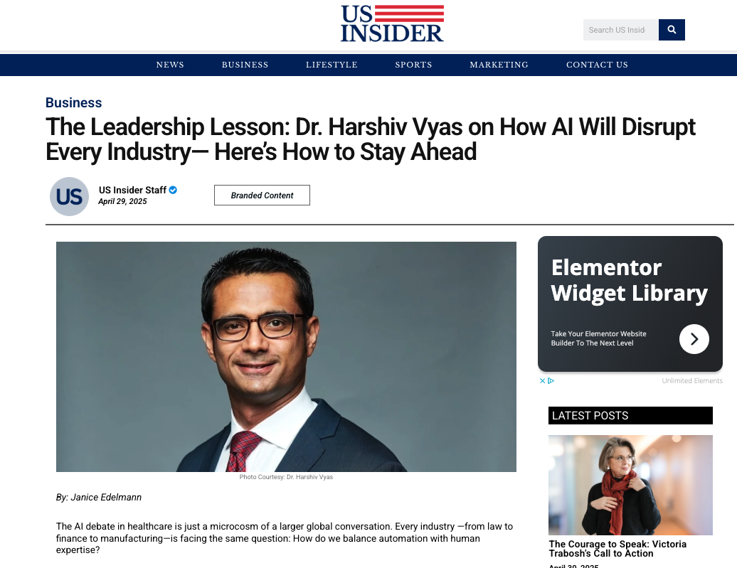 US Insider article